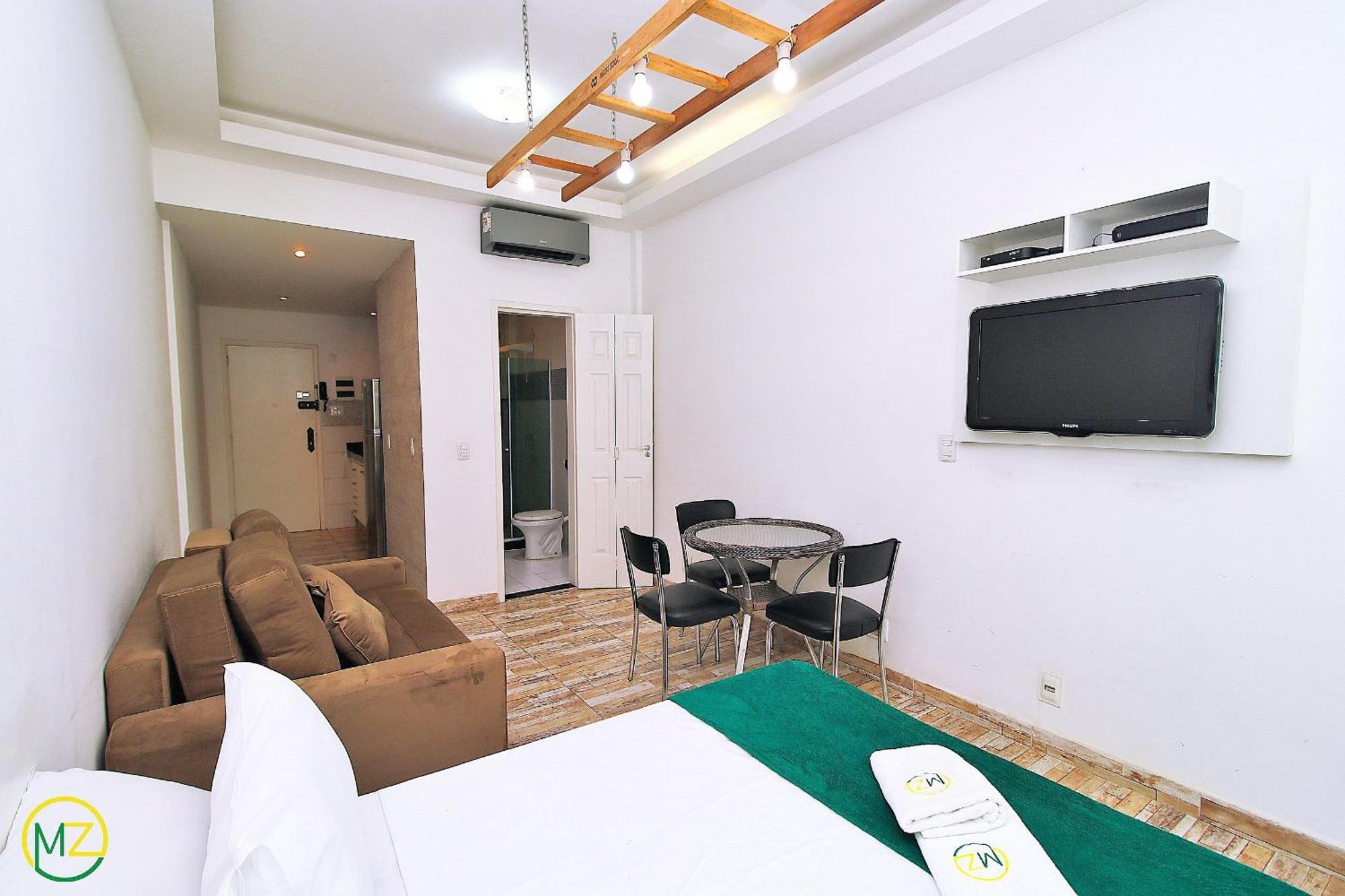 Studio Para 4 Pessoas Com Vista Mar Em Copacabana Ріо-де-Жанейро Екстер'єр фото