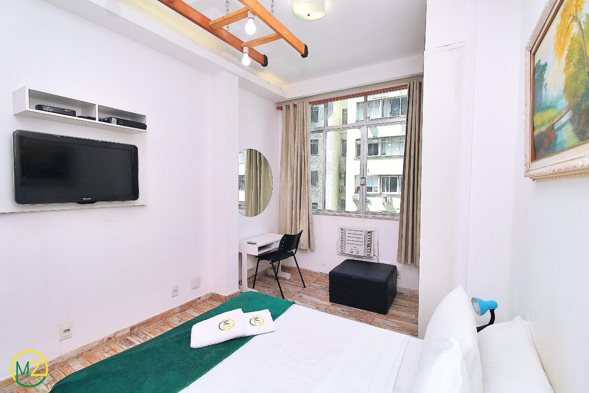 Studio Para 4 Pessoas Com Vista Mar Em Copacabana Ріо-де-Жанейро Екстер'єр фото