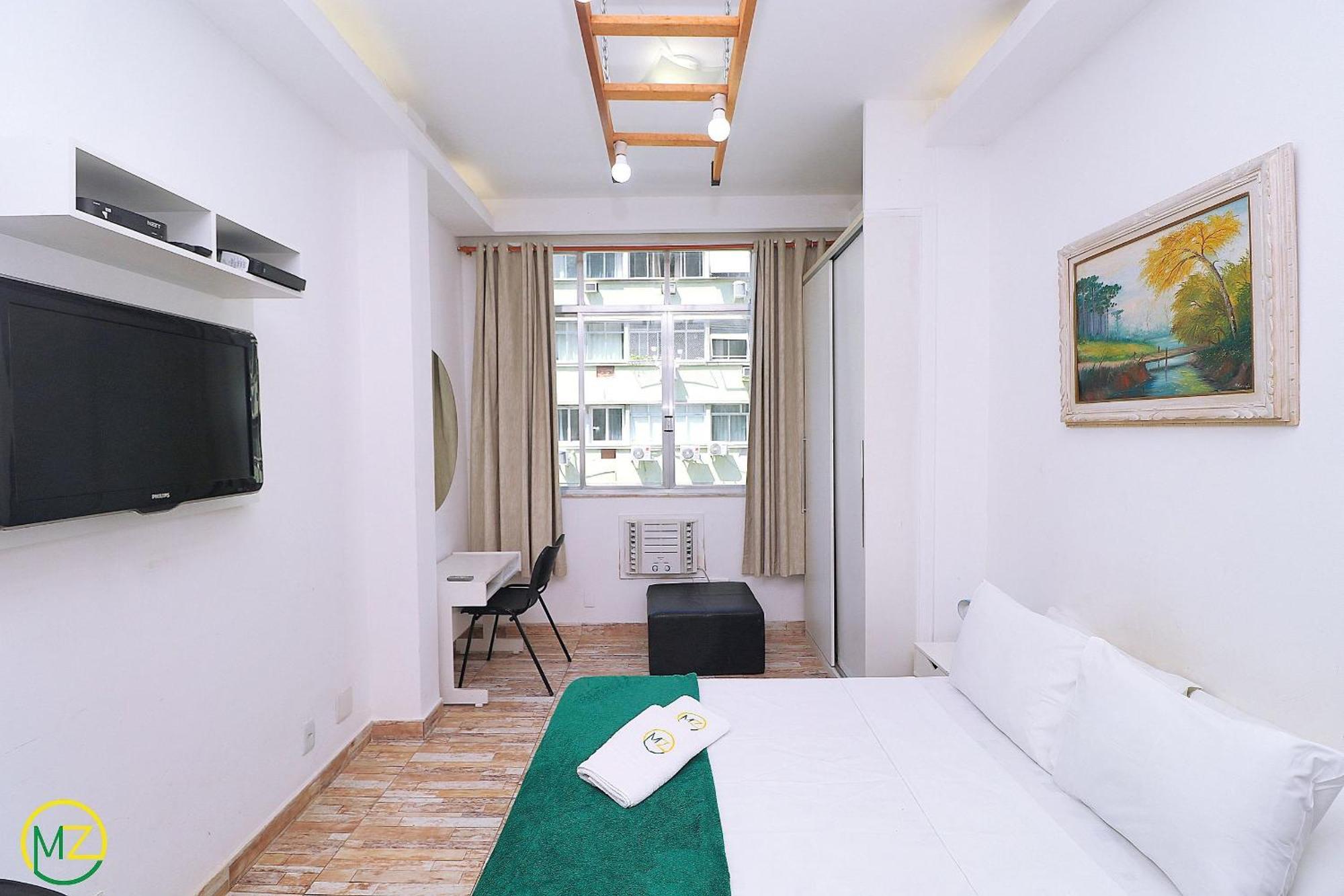 Studio Para 4 Pessoas Com Vista Mar Em Copacabana Ріо-де-Жанейро Екстер'єр фото